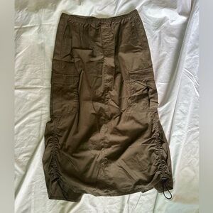 H&M Cargo Maxi Skirt